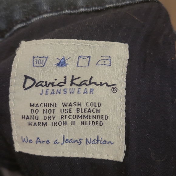 David Kahn Dark Wash Flare/Boot Cut Jeans - Picture 3 of 5